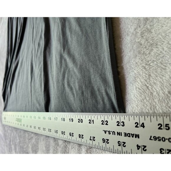 Lole Womens XL Short Sleeve V-Neck Wrap-Style Shift Dress Slate Blue Casual - Picture 8 of 10